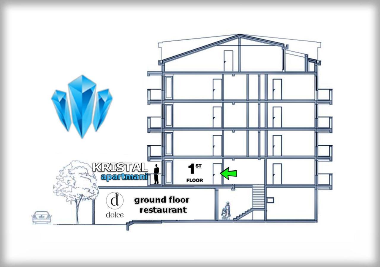 Kristal Apartmani أراندجيلوفاك المظهر الخارجي الصورة